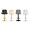 Барный стул Trio light gray / black - комплект из 4 шт 15730-mwdvl