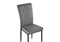 Стул на металлокаркасе Rek dark gray / black - комплект из 4 шт 15639-mwdvl