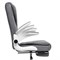 Компьютерное кресло Mitis gray / white 15611-mwdvl