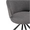 Стул на металлокаркасе Solomon крутящийся gray / black - комплект из 2 шт 15601-mwdvl