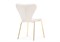 Стул на металлокаркасе Solo white / gold - комплект из 4 шт 15598-mwdvl