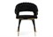 Стул на металлокаркасе Rakel black / gold - комплект из 2 шт 15555-mwdvl