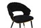 Стул на металлокаркасе Rakel black / gold - комплект из 2 шт 15555-mwdvl