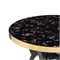 Стол Selina 80х72 black / gold 15552-mwdvl