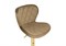 Барный стул Porch dark beige / golden - комплект из 2 шт 15505-mwdvl
