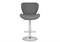 Барный стул Porch gray / chrome - комплект из 2 шт 15509-mwdvl
