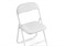 Стул на металлокаркасе Fold 1 складной white / white - комплект из 4 шт 15478-mwdvl