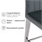 Полубарный стул Joan dark grey / steel - комплект из 2 шт 15387-mwdvl