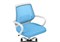 Компьютерное кресло Ergoplus blue / white 15375-mwdvl