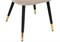 Стул на металлокаркасе Gabi beige / black / gold - комплект из 4 шт 15116-mwdvl