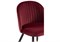 Стул на металлокаркасе Gabi wine red / black - комплект из 4 шт 15087-mwdvl