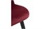 Стул на металлокаркасе Gabi wine red / black - комплект из 4 шт 15087-mwdvl
