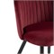 Стул на металлокаркасе Gabi wine red / black - комплект из 4 шт 15087-mwdvl