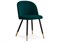 Стул на металлокаркасе Gabi green / black - комплект из 4 шт 15088-mwdvl