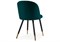 Стул на металлокаркасе Gabi green / black - комплект из 4 шт 15088-mwdvl