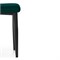 Стул на металлокаркасе Kora green / black - комплект из 4 шт 15096-mwdvl