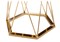 Стол Melan 60х70 white / gold 11771-mwdvl