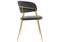 Стул на металлокаркасе Kamelia grey / gold - комплект из 4 шт 11777-mwdvl