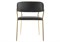 Стул на металлокаркасе Kamelia grey / gold - комплект из 4 шт 11777-mwdvl