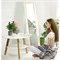 Зеркало напольное BeautyStyle 8 слоновая кость 138 см х 35 см 4610151415613-msMBLK