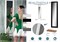 Зеркало настенное BeautyStyle 9 слоновая кость 138 см х 35 см 4610151416146-msMBLK