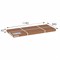 Зеркало напольное BeautyStyle 1 черный 130 см х 35 см 4630216190767-msMBLK