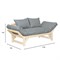 Диван Бинго ткань браво grey, каркас лак 4630216192884-msMBLK