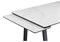 Керамический стол Джек 140(200)х80 белый мрамор alpin white / черный 612899-mwdvl