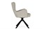 Стул на металлокаркасе Atlanta beige / black - комплект из 2 шт 15831-mwdvl