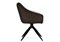 Стул на металлокаркасе Kansas brown / cream / black - комплект из 2 шт 15833-mwdvl