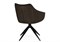 Стул на металлокаркасе Kansas brown / cream / black - комплект из 2 шт 15833-mwdvl