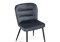 Стул на металлокаркасе Kilian dark gray / black - комплект из 4 шт 15846-mwdvl