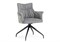 Стул на металлокаркасе Kaser 360 крутящийся grey / black - комплект из 2 шт 15841-mwdvl