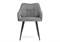 Стул на металлокаркасе Hera dark gray / black - комплект из 2 шт 15843-mwdvl