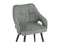 Стул на металлокаркасе Hera dark gray / black - комплект из 2 шт 15843-mwdvl