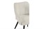 Стул на металлокаркасе Hera beige / black - комплект из 2 шт 15844-mwdvl