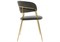 Стул на металлокаркасе Kamelia dark blue / gold - комплект из 4 шт 15320-mwdvl