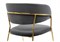 Стул на металлокаркасе Kamelia dark blue / gold - комплект из 4 шт 15320-mwdvl