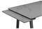 Керамический стол Джек 140(200)х80 серый мрамор larka grey / черный 612901-mwdvl