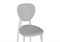 Деревянный стул Вакимо ткань tenerife silver / белый 615247-mwdvl