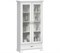 Шкаф с витриной Кентаки REG2W1S белый BRW00009813-blBRWl