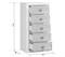 Комод Коен KOM5S ясень снежный BRW70002197-blBRWl