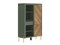 Шкаф с подсветкой Siena REG1W1D/140 10950-BRWby