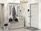 Прихожая  Стиль-02, каркас ЛДСП  Белый, фасад МДФ  Cappuccino Softwood,  2090*1400*380 sppr5VVTtoAR63302