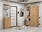 Прихожая  Стиль-04, каркас ЛДСП  Дуб Вотан, фасад ЛДСП  Wotan Oak 2S,  2110*2200*380 sppr5VVTtoAR59910