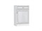 Тумба Стиль ТБ-601 с ящиком Белый, White Dreamline sppr5VVTtoAR65644