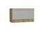 Прихожая  Стиль-04, каркас ЛДСП  Дуб Вотан, фасад МДФ  Silky Light Grey,  2110*2200*380 sppr5VVTtoAR68735