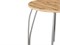 Стол обеденный круглый TLC-2.2 (ОС-11), столешница ЛДСП  Wotan Oak 2S, каркас Сталь  Aluminum Gloss,  742*750*750 sppr5VVTtoAR72079