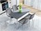 Стол Uni-Form-S2.2B, столешница Каменная плита  Grey Matt, каркас Сталь  SGrey,  727*1300*700 sppr5VVTtoAR68694