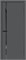 Межкомнатная дверь 200*70, Браво-0.40 П, Stormy Silk / Mirox Grey , ПЭТ sp2510BR_169-1059